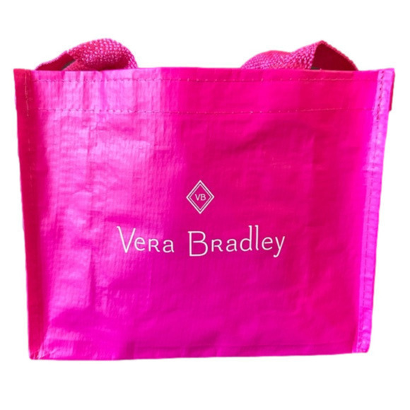 Vera Bradley Small Shopping Tote Hot Pink